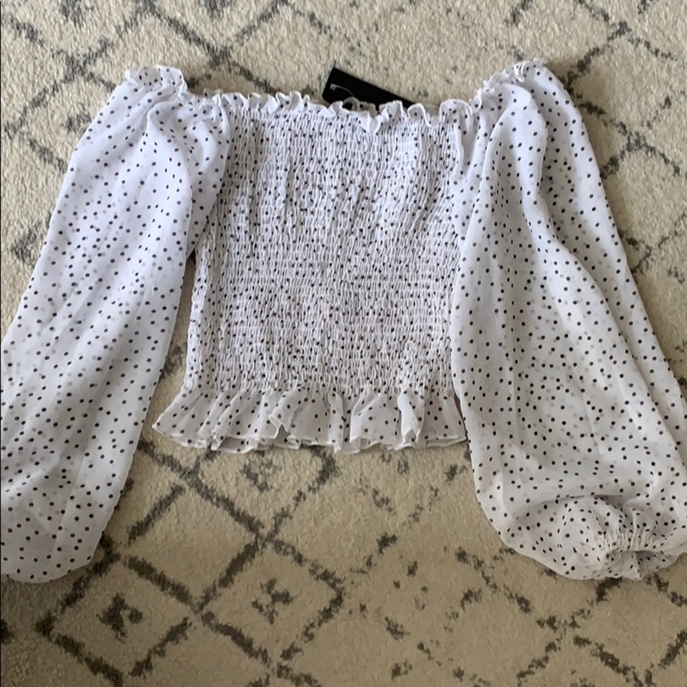 Nasty fall puff sleeve top